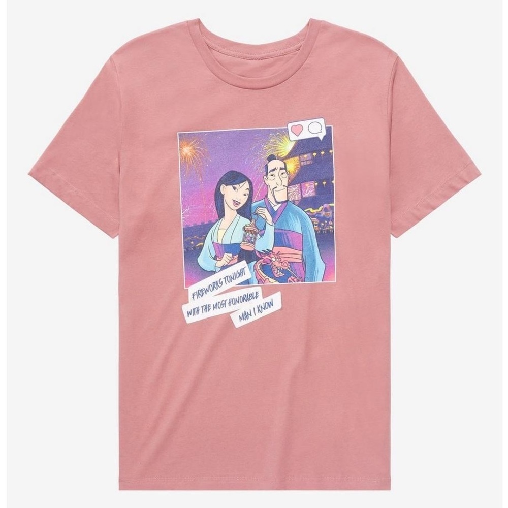 Disney Princess Mulan & Zhou Social Post T-Shirt